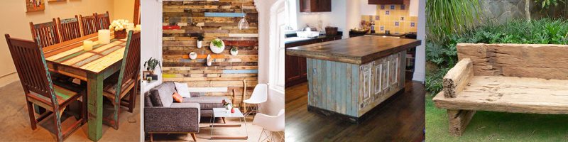 type of reclaimed wood furniture