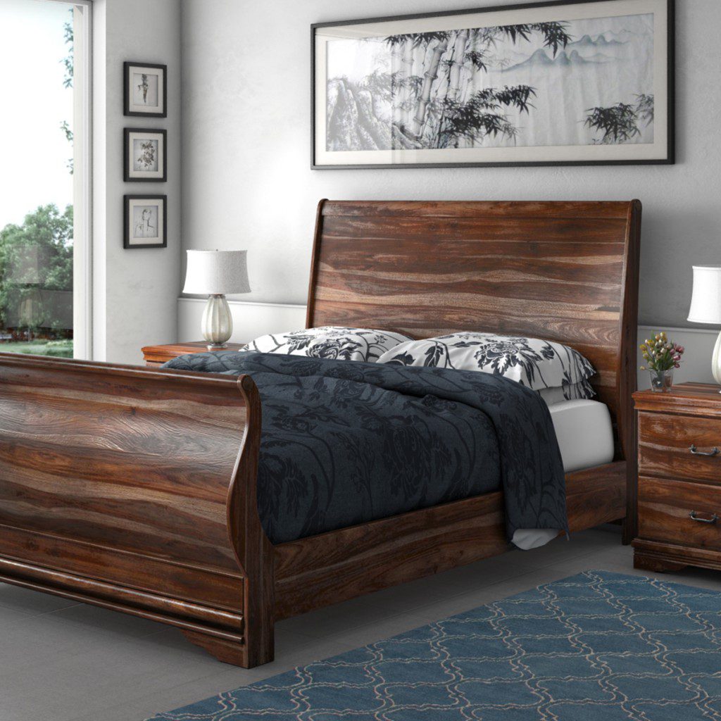 sleigh-back-solid-wood-3pc-platform-bed-frame-w-2-nightstands