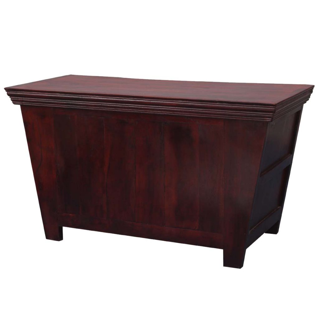 Mission Russet Solid Wood Tapered Coffee Table Chest 