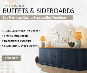 Solid wood buffets and sideboard