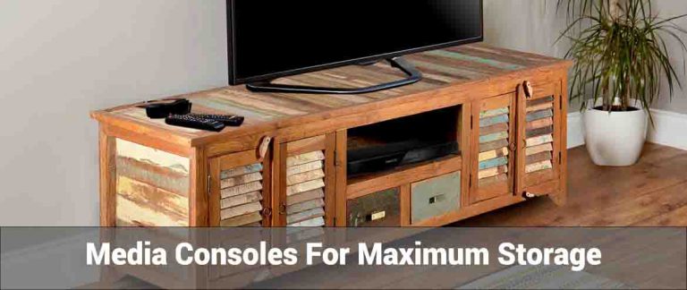 Media Consoles For Maximum Storage