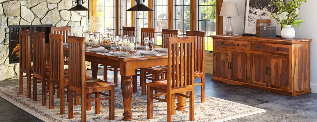 Solid Wood Dining Table, Solid Wood Dining Room Furniture