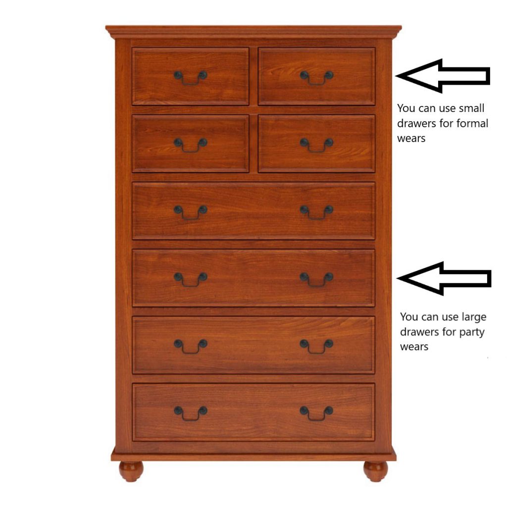 Delanson Solid Mahogany Wood Tall Bedroom Dresser With 8 Drawers