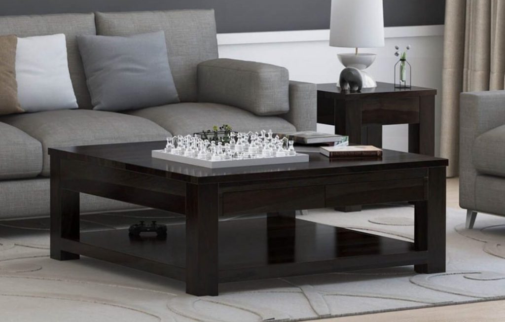 black coffee table