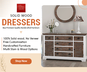 solid wooden dresser