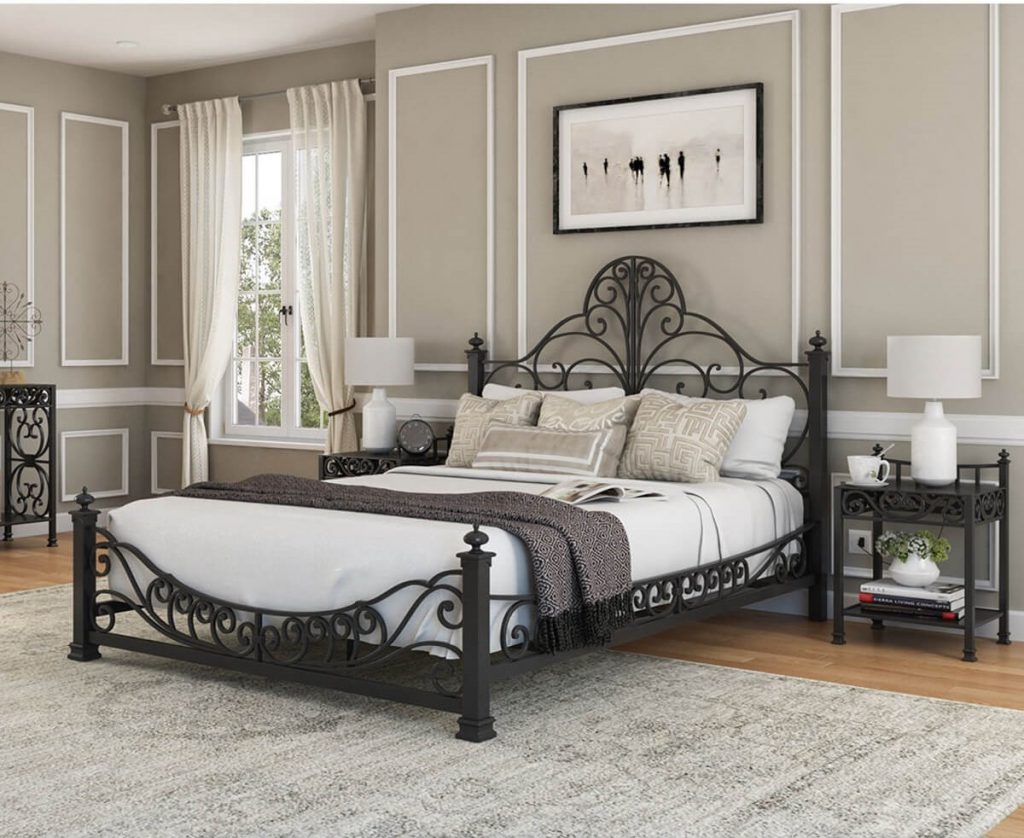 industrial style Wrought Iron bed