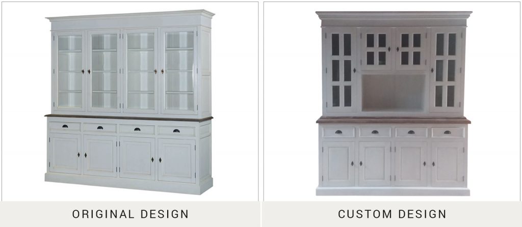 solid wood customized sideboard buffet cabinet