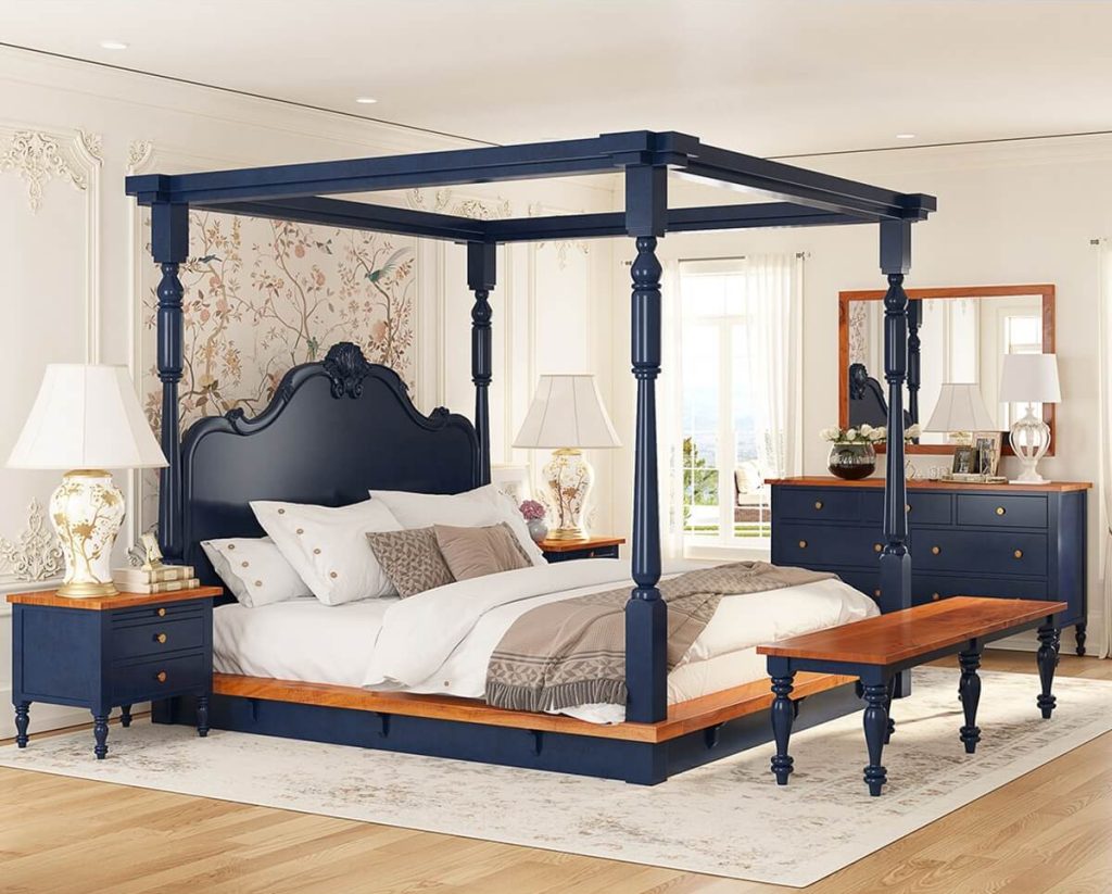 low profile bedroom set