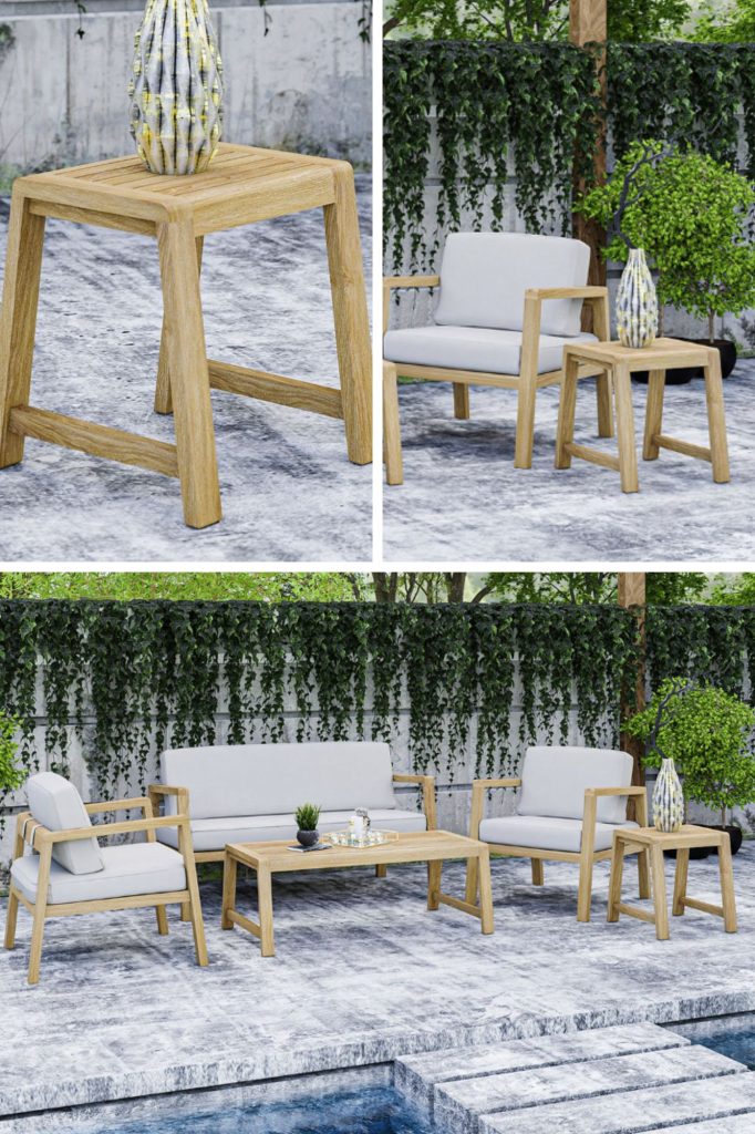 A Functional Side Table is Perfect Accent Piece Any Outdoor Lounge Area Can Have.