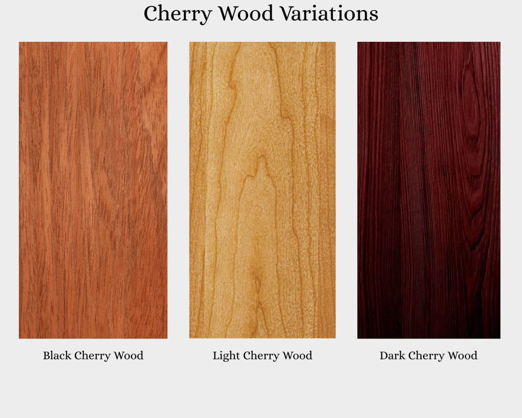 Different variations of types of this wood