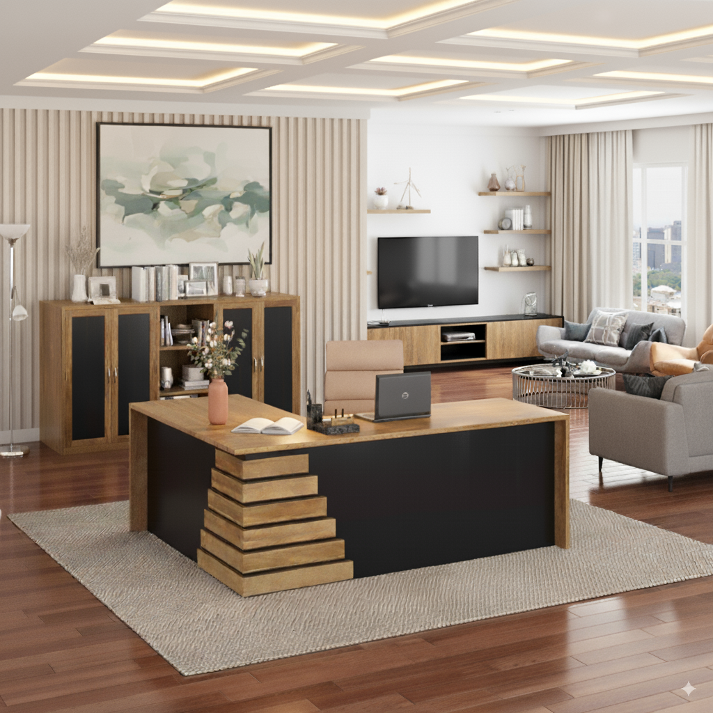 Brisbane Modern Executive Home Office Furniture Set