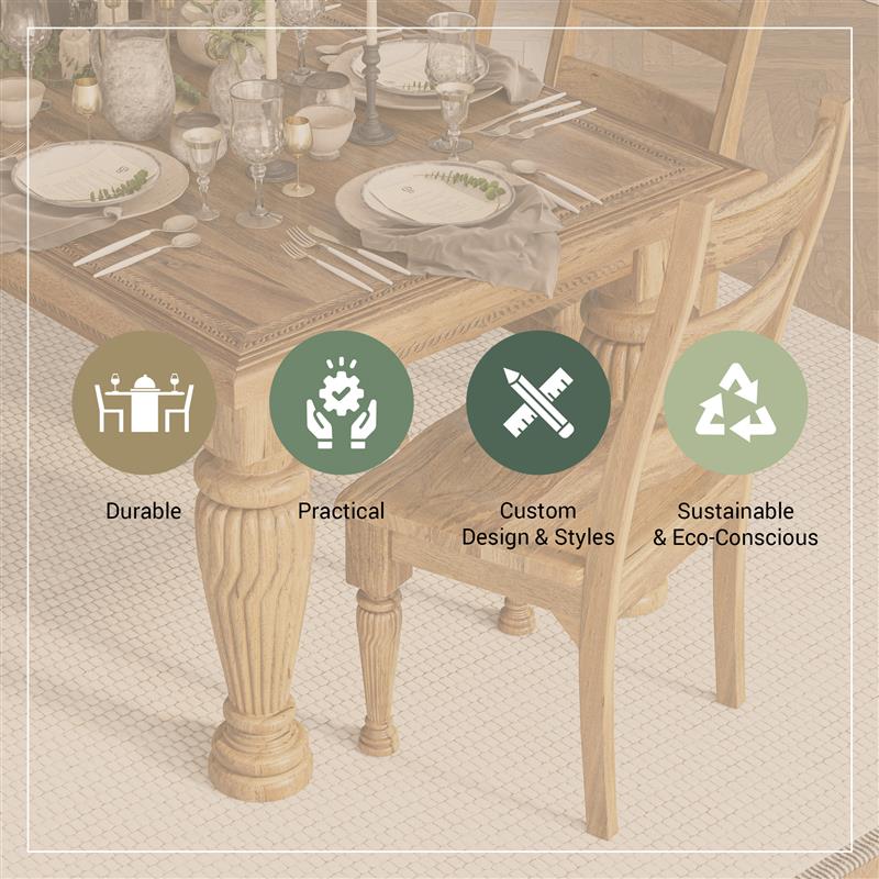 Benefits of Choosing Right Dining Table & Chair Materials