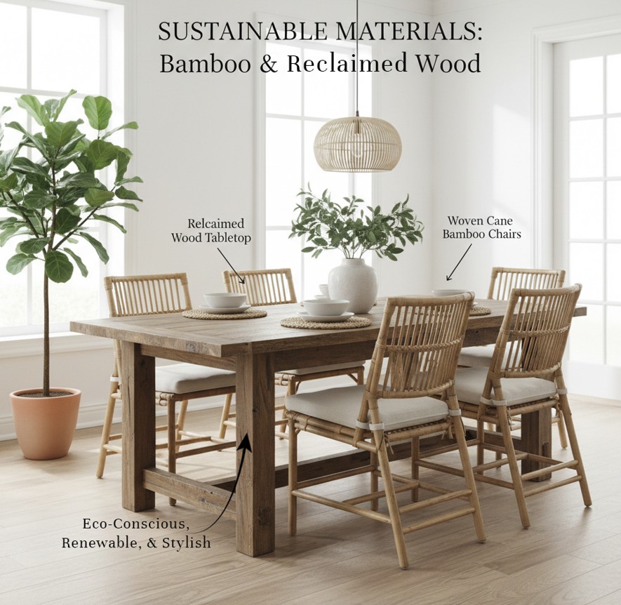 Sustainable Dining Table Materials