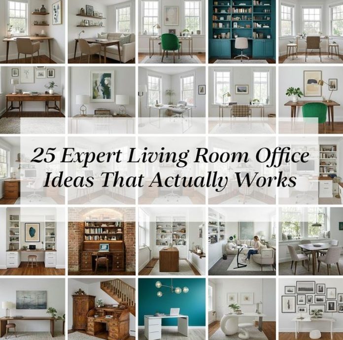 25 Living Room Office Ideas