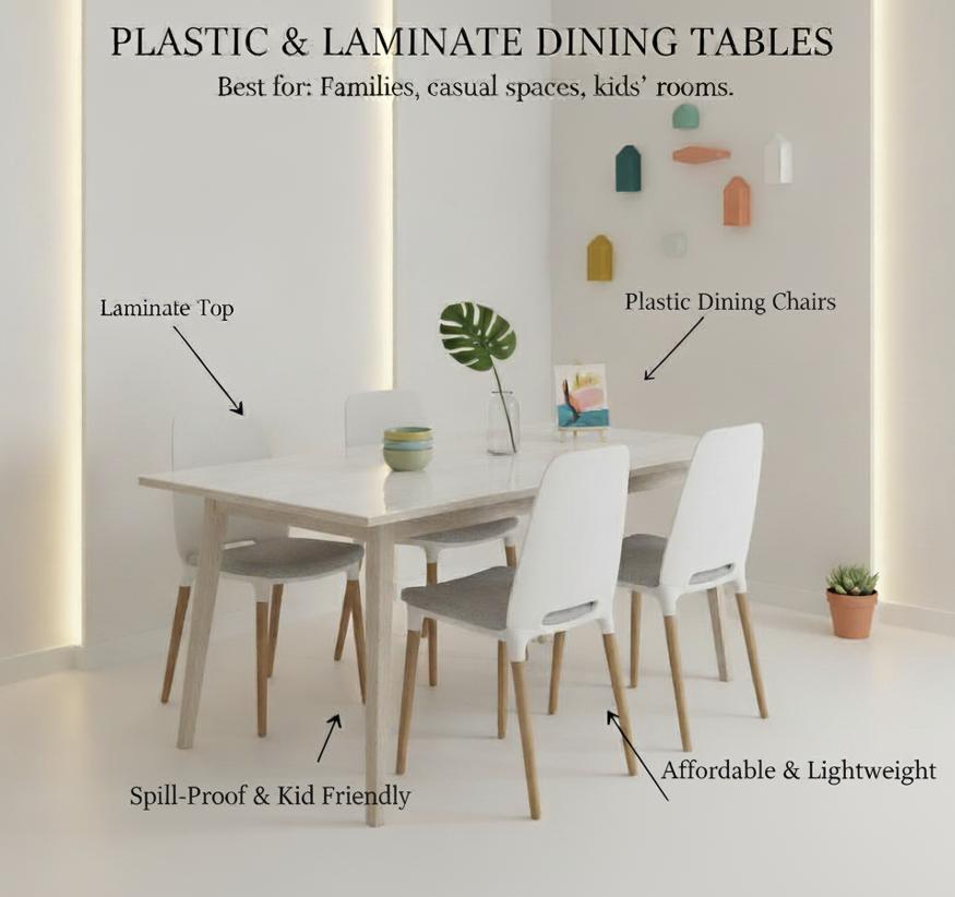 Laminated & Plastic Dining Materials