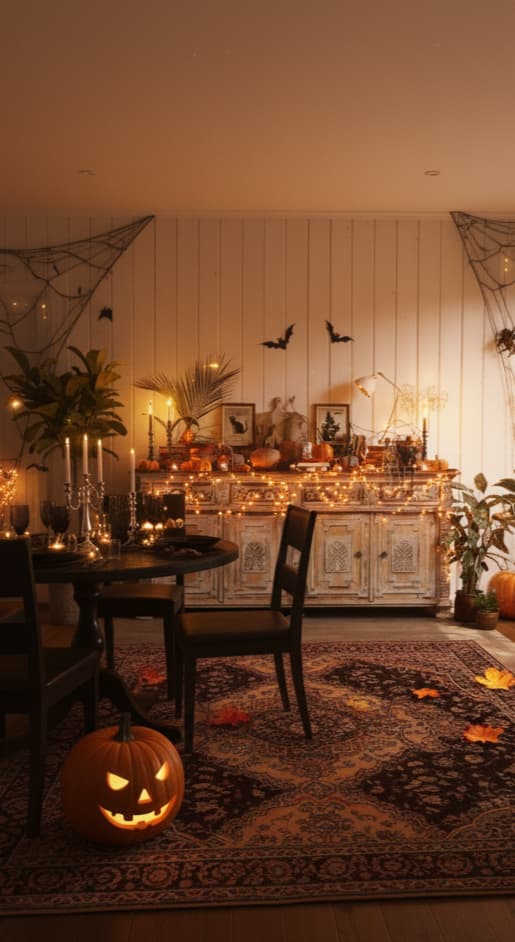 Keene Country Weathered White Solid Wood 4 Door Hand Carved Sideboard