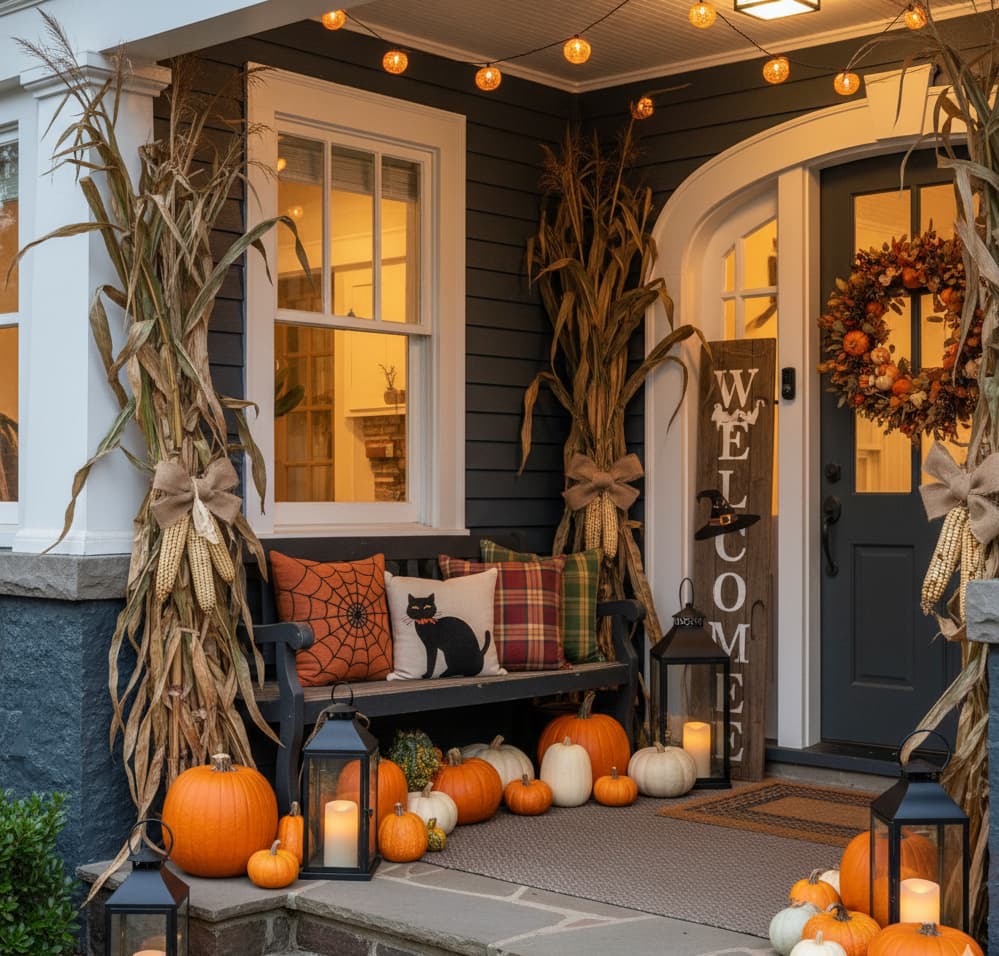 Halloween Themed Porch