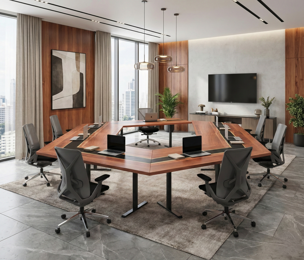 Ozark Contemporary Modular Conference Table
