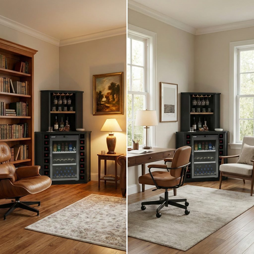 Placement fits right into libraries & home offices