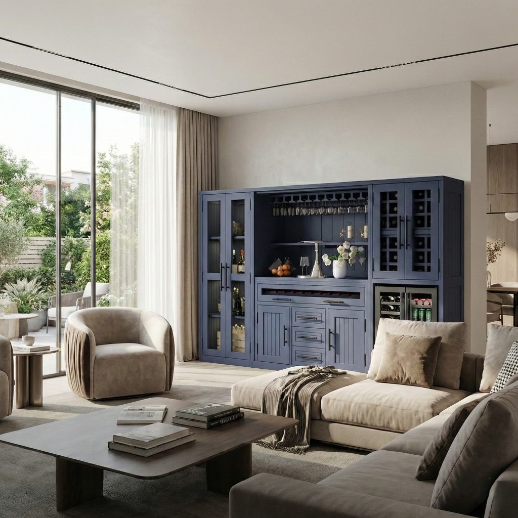 Trendy home bar cabinet placements for 2026