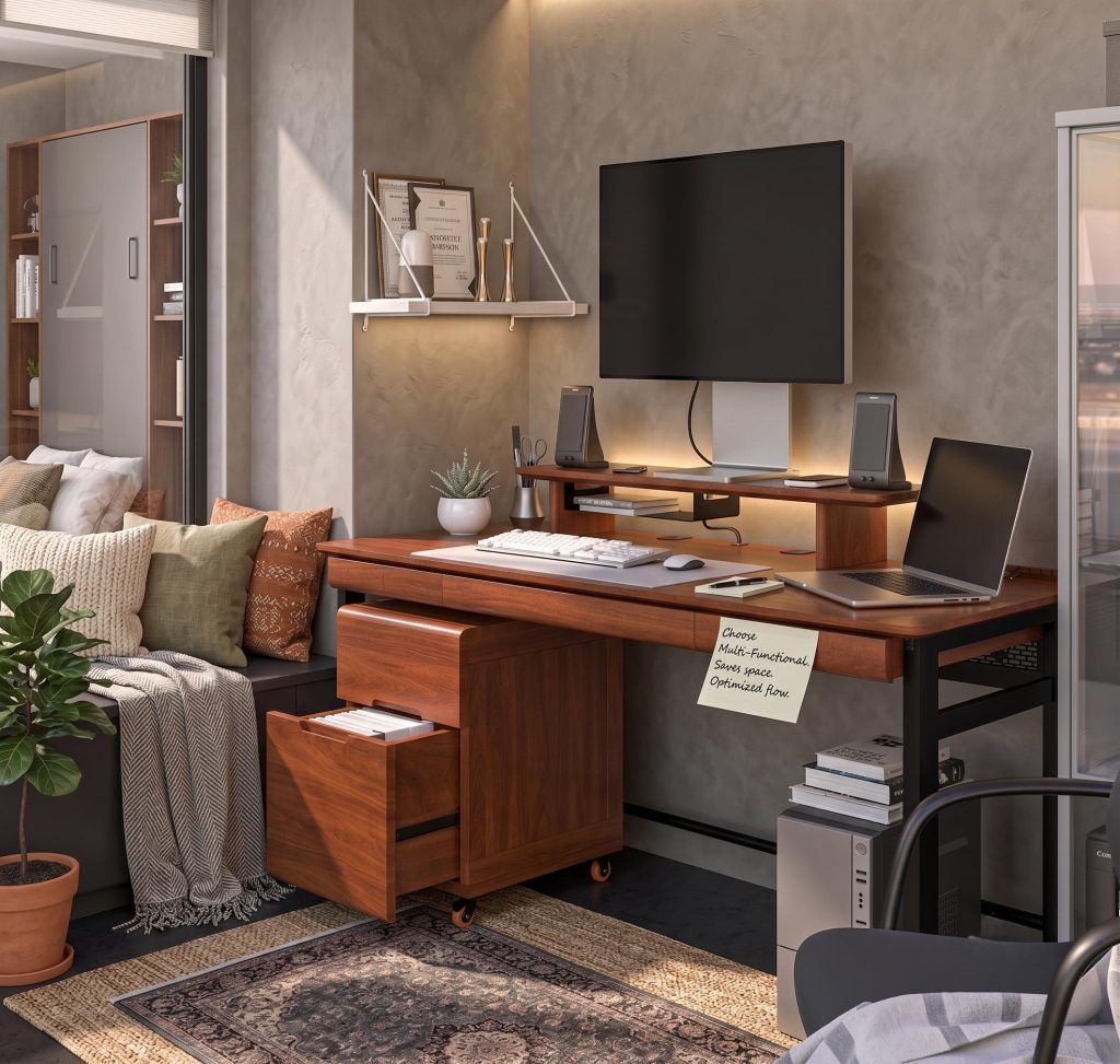 Fargo Desk with Power Outlet