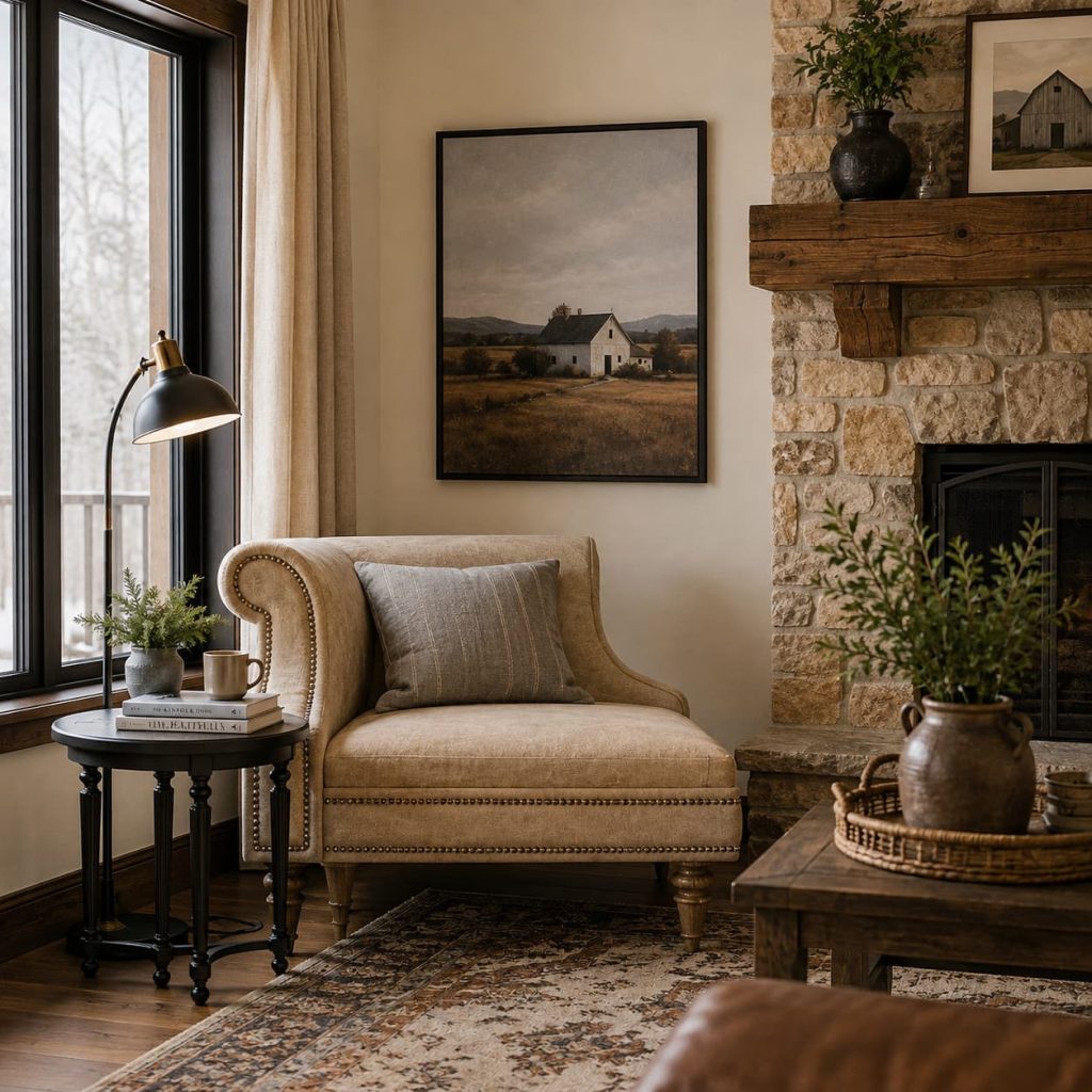 Sudbury Solid Wood Traditional Leather Corner Sofa Chair