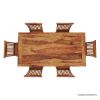 Picture of Idaho Modern Rustic Solid Wood Dining Table & Chair Set