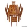 Picture of Idaho Modern Rustic Solid Wood Dining Table & Chair Set