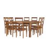 Picture of Appalachian Wood Rustic Square Dining Table Set