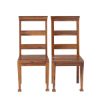 Picture of Appalachian Wood Rustic Square Dining Table Set