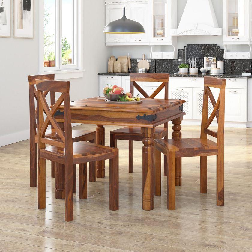 Picture of Appalachian Rustic Contemporary Dining Table and Chair Set