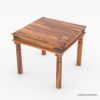 Picture of Appalachian Rustic Contemporary Square Dining Table with 4 Chairs 