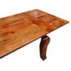 Picture of Latchford Rustic Solid Wood Cabriole Legs Dining Table with Extension