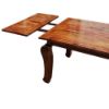 Picture of Latchford Rustic Solid Wood Cabriole Legs Dining Table with Extension