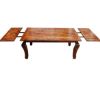 Picture of Latchford Rustic Solid Wood Cabriole Legs Dining Table with Extension