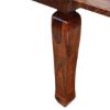 Picture of Latchford Rustic Solid Wood Cabriole Legs Dining Table with Extension