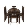 Picture of Oklahoma Farmhouse Traditional Solid Rosewood Country Dining Table Set