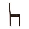 Picture of Traditional X Back Solid Wood Rustic Kitchen Dining Chair