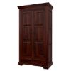 Picture of Marengo Rustic Solid Wood Large Clothing Armoire Wardrobe With Drawers