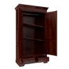 Picture of Marengo Rustic Solid Wood Large Clothing Armoire Wardrobe With Drawers