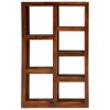Picture of Duarte Rustic Solid Wood 7 Shelf Open Cube Bookcase (71")