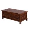 Picture of Worcester Hand Carved Trunk Storage Coffee Table