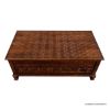 Picture of Worcester Hand Carved Trunk Storage Coffee Table