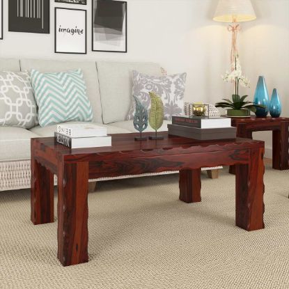 Picture of Yakima Solid Wood Scalloped Coffee Table