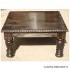 Picture of Rope Carved Square Farmhouse Coffee Table