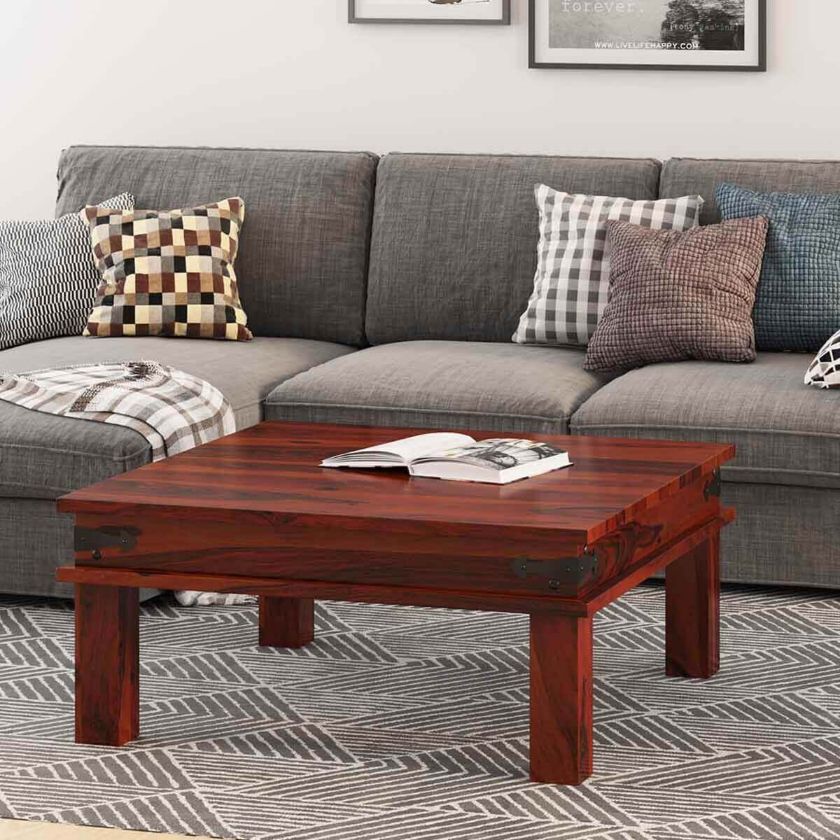 Picture of Altamont Transitional Solid Wood Square Coffee Table