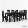 Picture of Dallas Classic 4, 6, 8, 10 Seater Solid Wood Rustic Dining Room Table Set