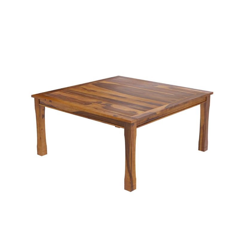 Picture of Appalachian Solid Wood 64 Large Square Dining Table For 8