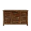 Picture of Bedford Handcrafted Solid Wood 3 Drawer Large Sideboard Cabinet