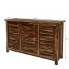 Picture of Bedford Handcrafted Solid Wood 3 Drawer Large Sideboard Cabinet